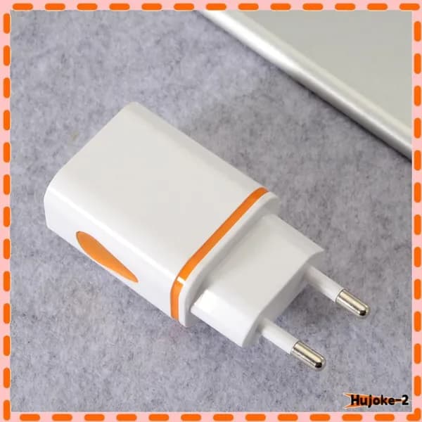 Настенное зарядное устройство USB Оранжевый цвет европейского стандарта
