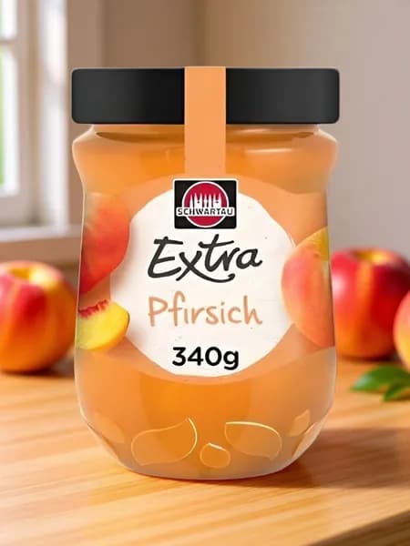 Джем Schwartau Extra джем Персик, 340 гр. Германия