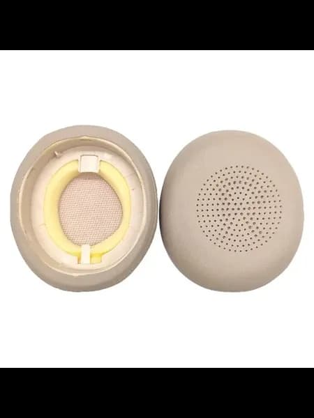 Кожаные амбушюры для Jabra Elite 45H Evolve2 65 Светло-желты