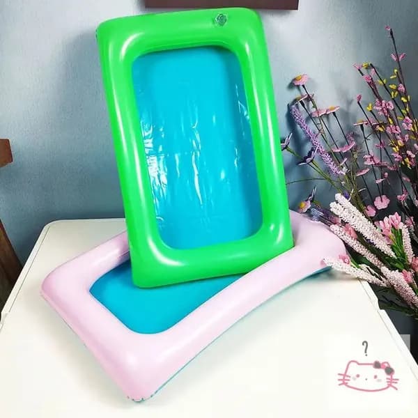 надувная игрушка для рыбалки на песчаном столе размером 40*26 см