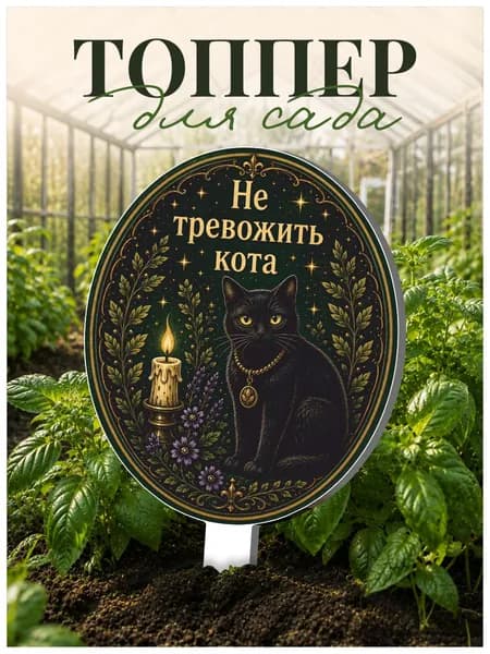Фигурки для сада Кот - Магия