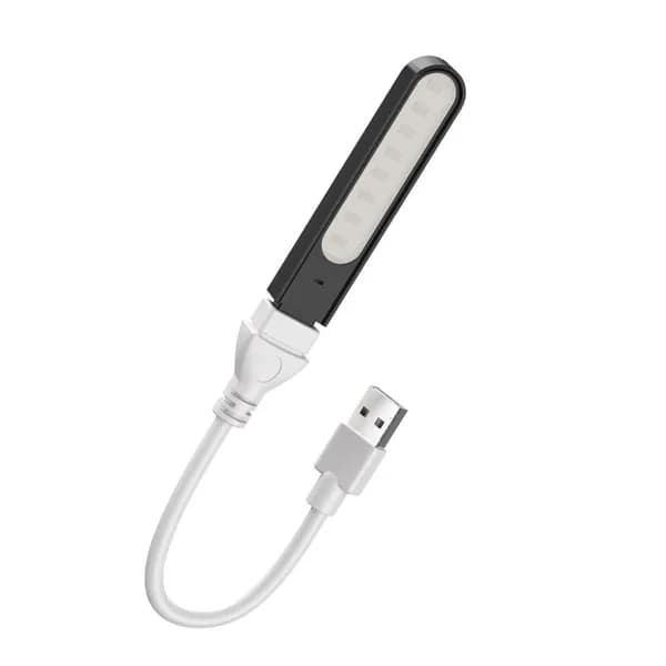 USB-штекерная лампа Мини-ночник для зарядки мобильных устройств компьютера Маленькая книжная