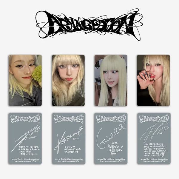 Карточки Aespa альбом карты k-pop карточки коллекционные 5.4*8.6cm