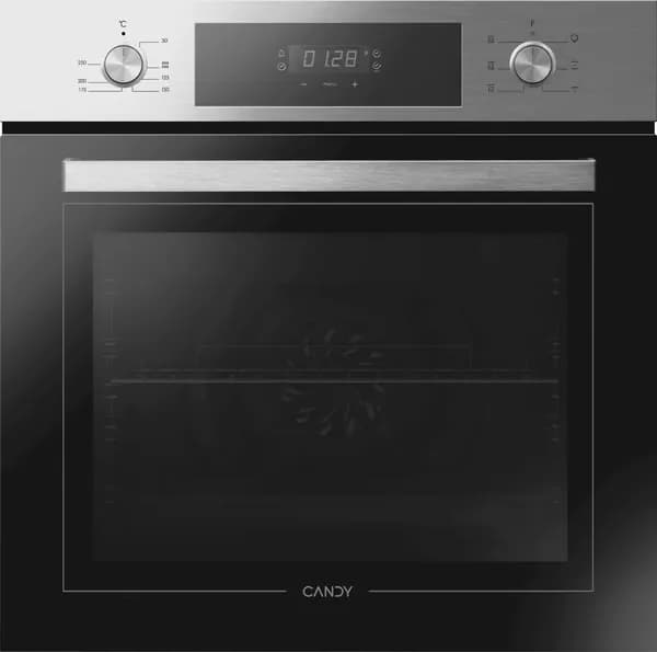 Духовой шкаф Candy FCT615XLRU (TD0050588RU) серебристый, электрический, 70 л