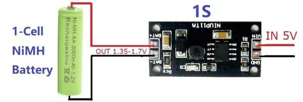 Интеллектуальный зарядный модуль 1,29,6 В для NiMH/NiCd аккумуляторов, DC5V, плата питания для устройств умного дома