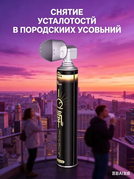 Умный кислородный баллон: портативный, для путешествий / восстановления сил