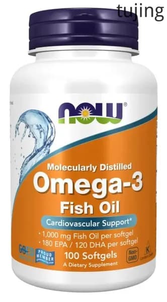 Омега 3 NOW Omega-3 Fish Oil 1000 мг рыбий жир, 100 гелевых капсул