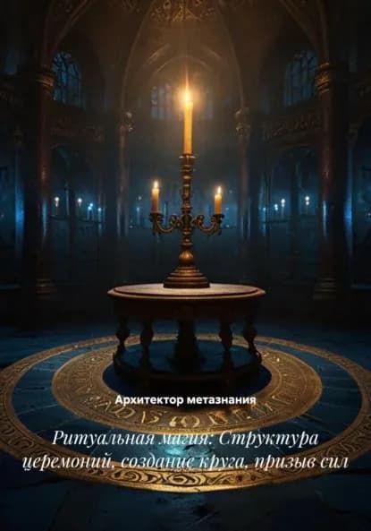 Ритуальная магия: Структура церемоний, создание круга, призыв сил | Архитектор метазнания | Электронная книга
