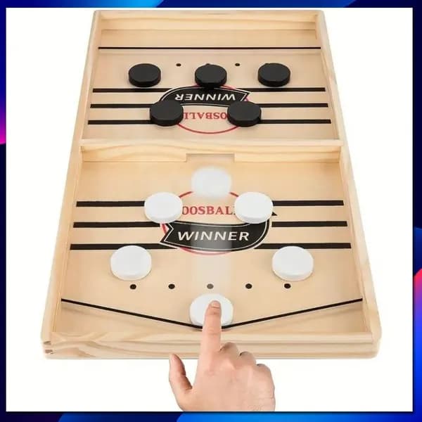 Настольная игра с шашками Foosball Winner, slingpuck, слингпак, настольный хоккей, вышибашки, для вхрослыхи детей