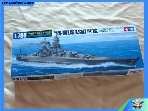 TAMIYA 31114 1/700 Комплект моделей боевого корабля IJN Musashi