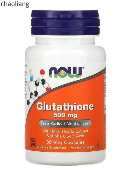 Глутатион NOW Foods Glutathione 500 мг (30 растительных капсул)