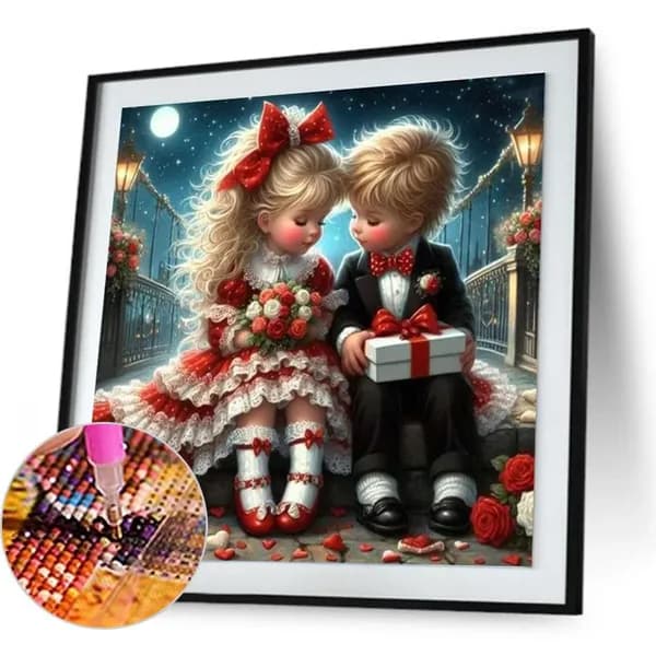 Диамантная картина DIY из смолы 30 30 см