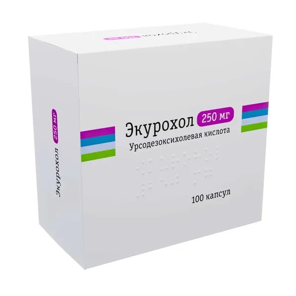 Экурохол капсулы 250мг 100шт