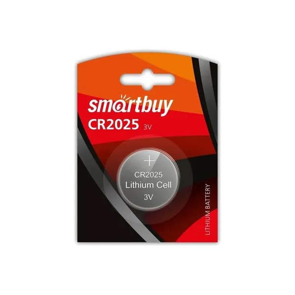 Smartbuy батарейка (SBBL-2025-1B) (1 шт. в уп-ке)
