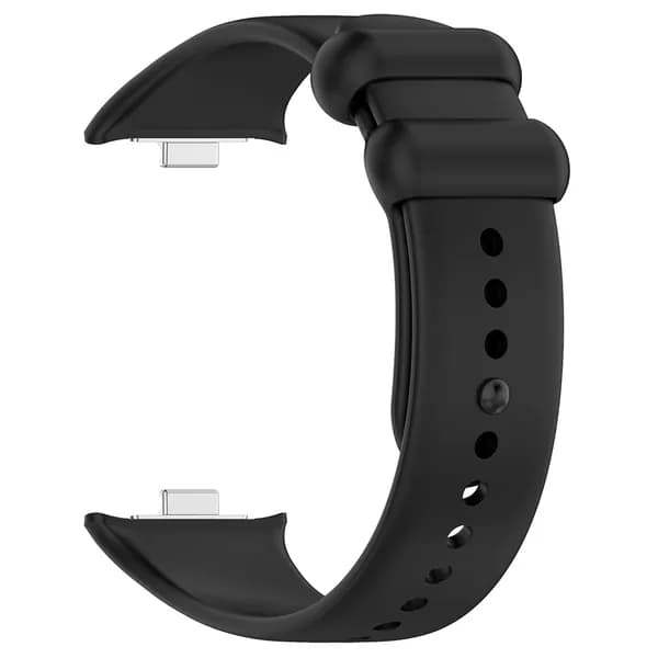 Силиконовый ремешок для Redmi Watch 4 и Xiaomi Band 8 Pro, чёрный