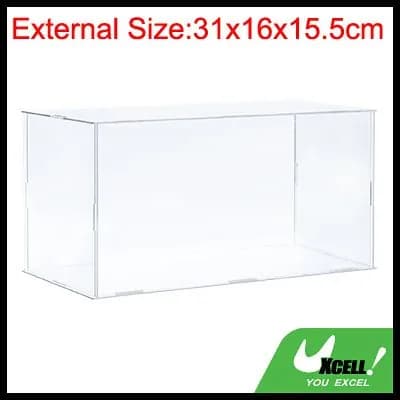 Витрина UXcell 31x16x15.5см акриловая прозрачная для коллекций