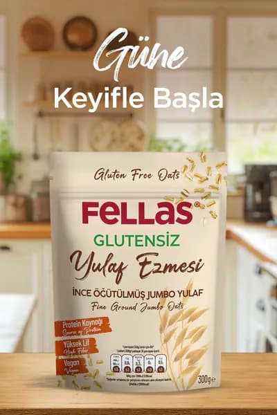 Fellas Безглютеновые Овсяные Хлопья 300 г Gluten Free Овсянка для здорового питания
