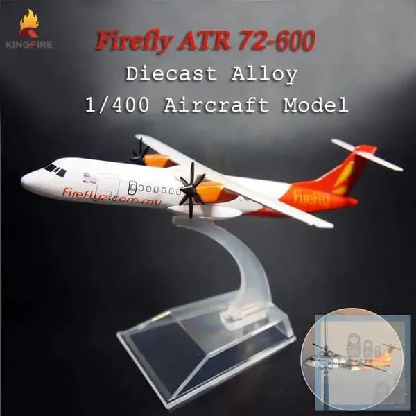 Металлическая модель самолета ATR72 из Малайзии