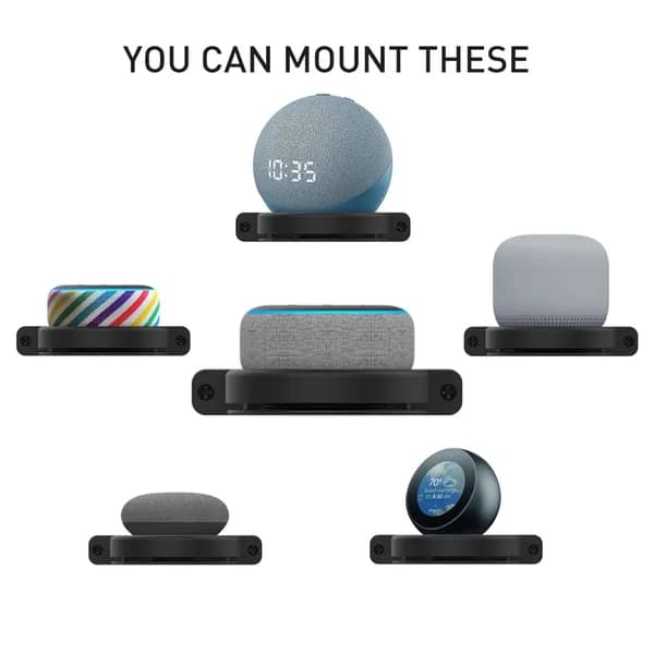 Кронштейн для настенного крепления Amazon Echo Dot и Echo Spot с системой управления кабелем