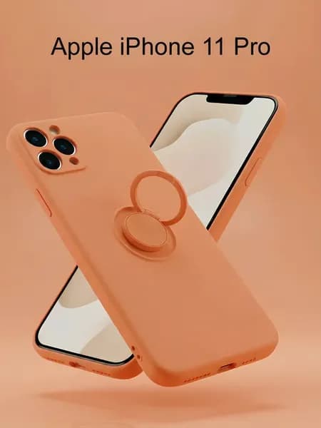 Чехол для Apple iPhone 11 Pro, с кольцом, Soft Touch