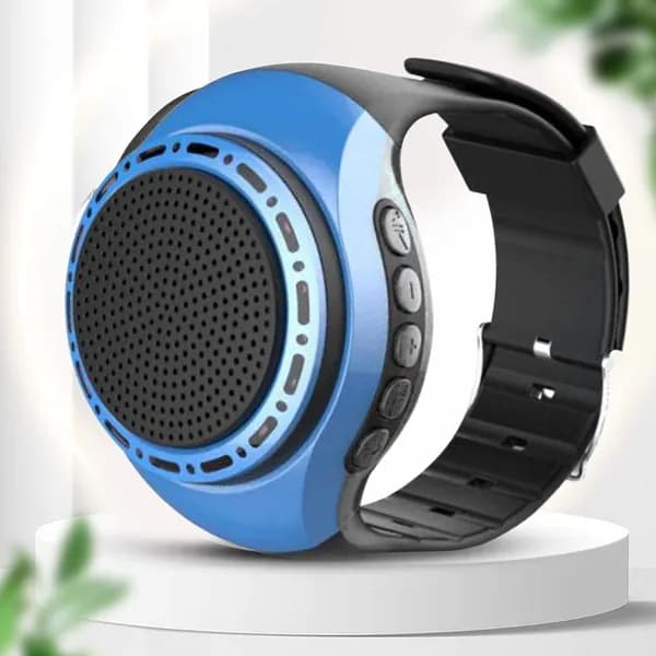 Беспроводная Bluetooth-колонка для велосипеда на запястье с подсветкой и функцией управления съёмкой