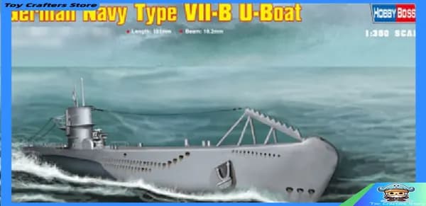 HOBBYBOSS 83504 1/350 Немецкая подводная лодка типа VII-B высшего сборная модель корабля