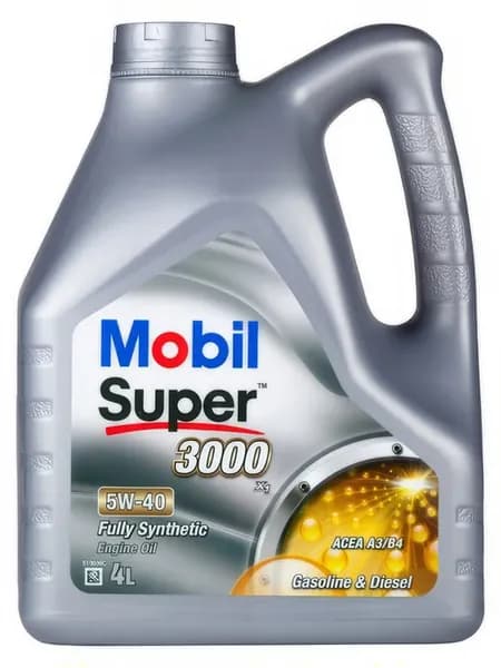 Масло моторное MOBIL Super 3000 X1 5W-40 4л
