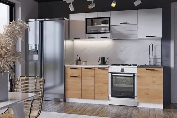 НОНТОН Кухонный гарнитур, ЛДСП ,210х60х200см