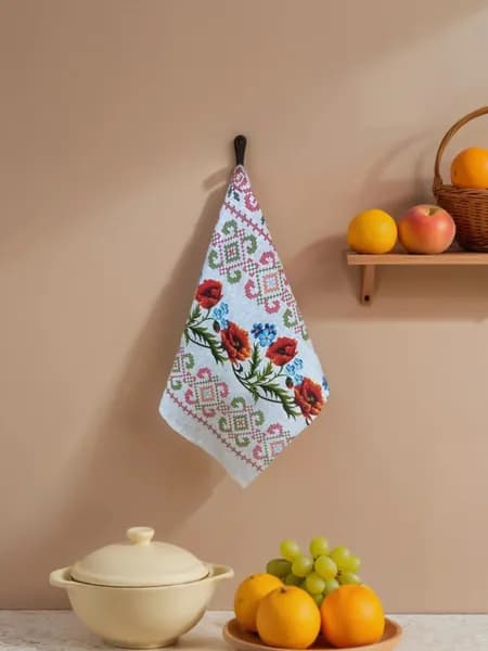 Полотенце кухонное ПР, Рогожка фактура, 37x73, 1шт