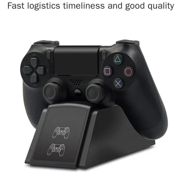 Зарядное устройство контроллера PS4 станция для 2-х геймпадов