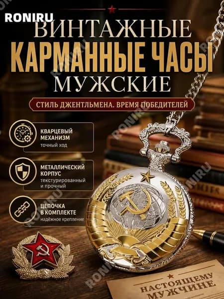 Винтажные большие кварцевые карманные часы мужские, крупный циферблат с арабскими цифрами, текстурированный металлический корпус и цепочка