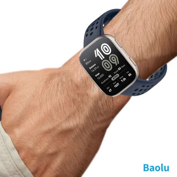 Силиконовый ремешок для часов Amazfit Bip Max и BiP6, 22 мм, цвет морская волна