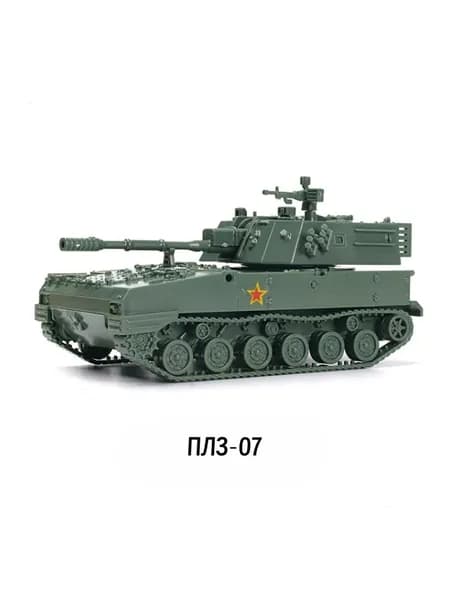 4D Модель 1/72 САУ PGZ09 зенитка, PLZ07 гаубица, сборная без клея, реалистичная военная игрушка