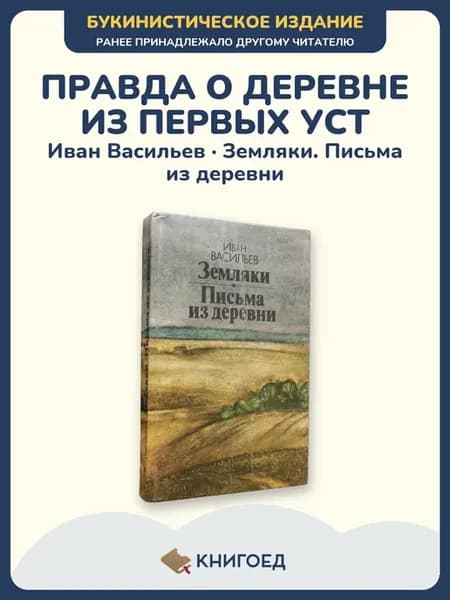 Васильев — Земляки. Письма из деревни (проза)