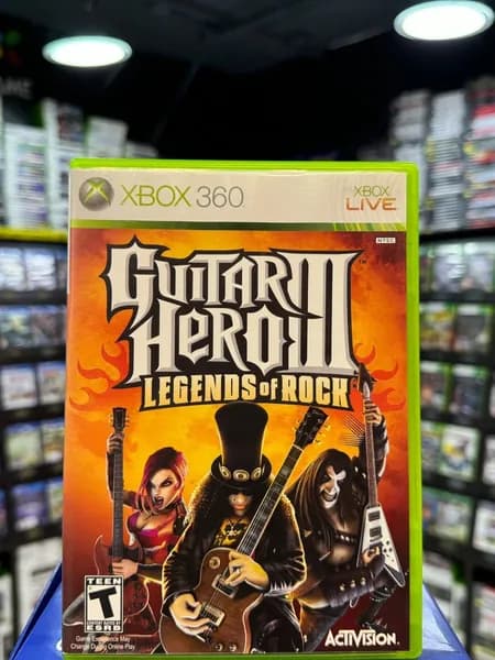 Игра Guitar Hero III: Legends of Rock (Xbox 360) (Disk Only) (Box)