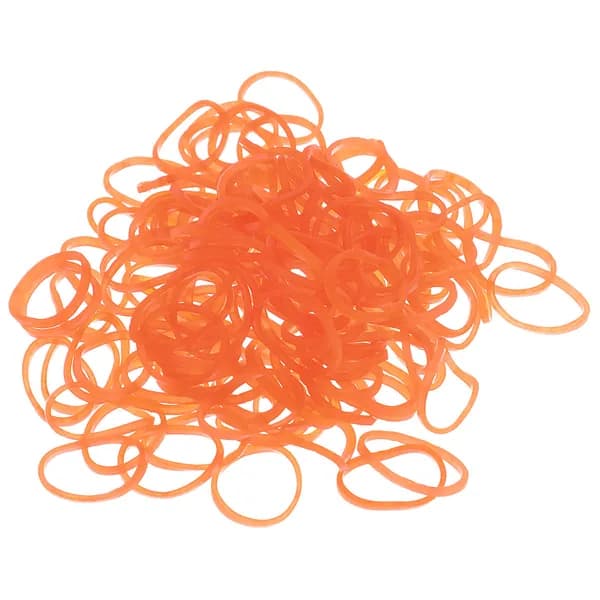 Резинки гелевые Оранжевый Orange, B0026