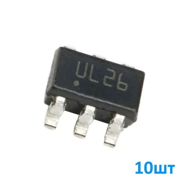 USBLC6-2SC6 10шт, (UL26) Микросхема, Сборка TVS диодов для защиты линий USB, Ethernet, SIM-карт и видео-интерфейсов, корпус SOT-23-6L (маркировка UL26)
