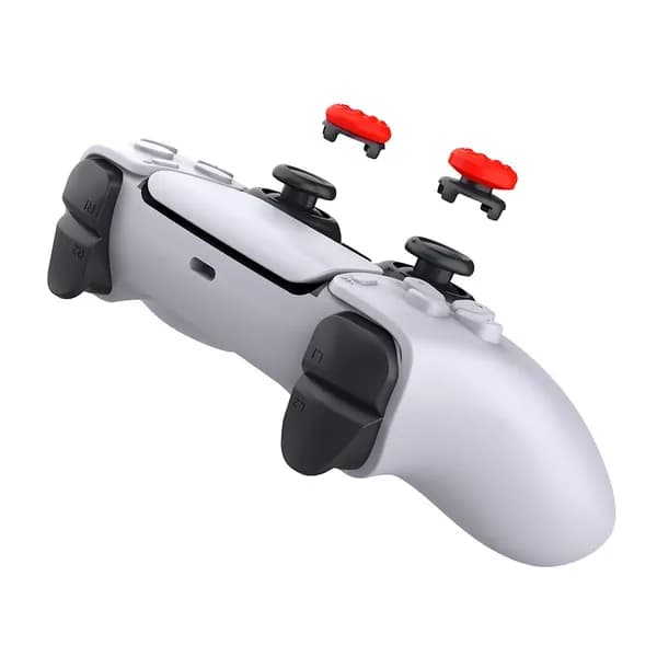 Красные накладки на стики для геймпадов PS4 и PS5