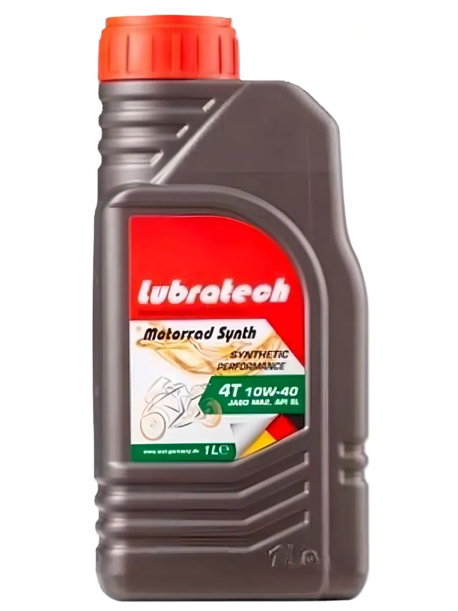 Lubratech MOTORRAD SYNTH 4T 10W-40 Масло моторное, Синтетическое, 1 л