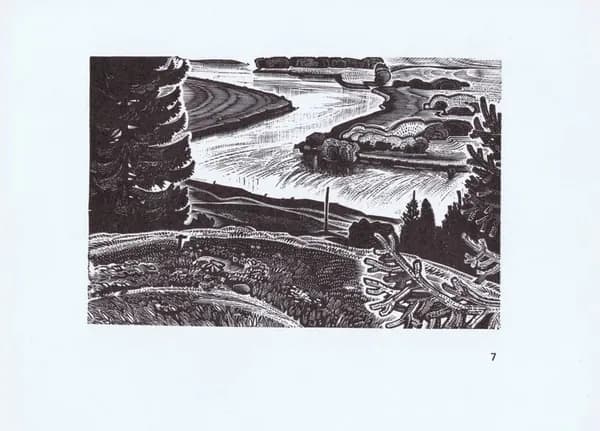 Уржум. Урочище Серые Камни. Антикварная цинкография. СССР, 1970 год