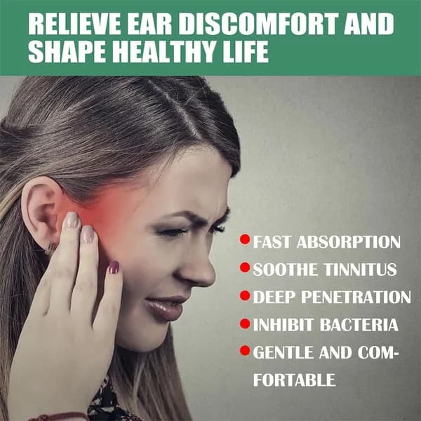 20 мл Tinnitus Relief Drops, медицинский продукт для лечения слабослышащих и симптомов тиннитуса