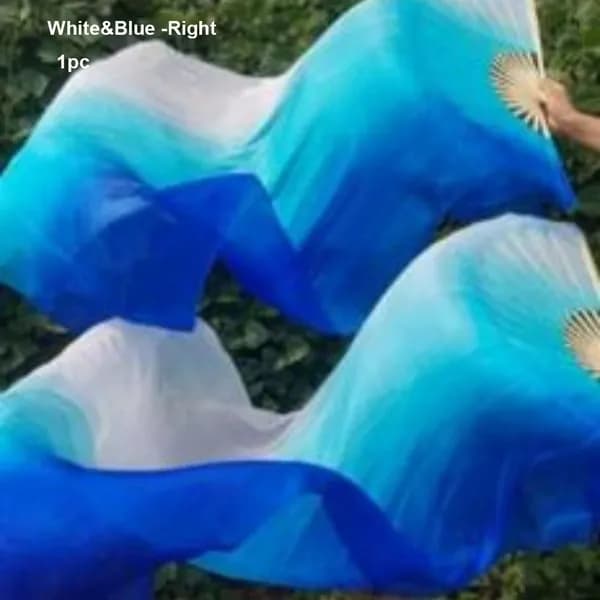 Веера из искусственного шелка