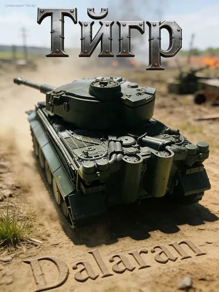 Panzer VI Ausf. E сборная модель танка 1/72 Германия ВОВ без клея, Dalaran (легенда немецкой тяжелой бронетехники)