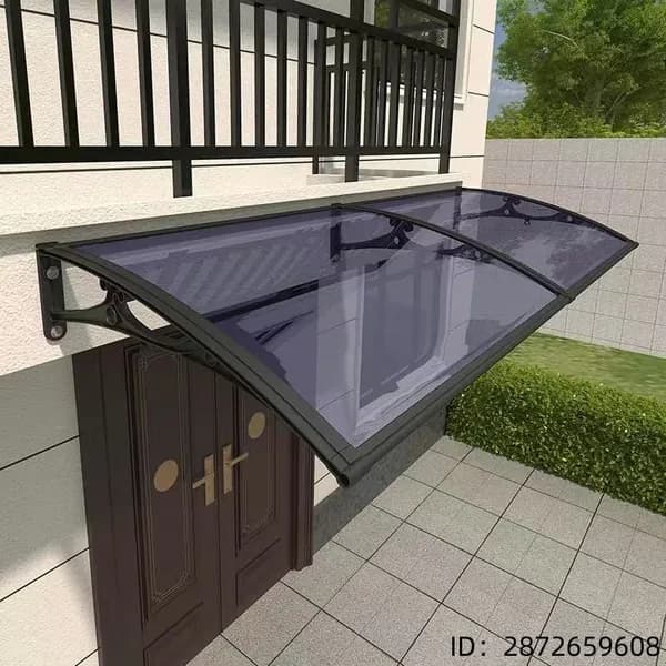 Козырек над крыльцом, дверью. Козырек для дачи, дома60*180CM .Навес из кронштейна из алюминиевого сплава
