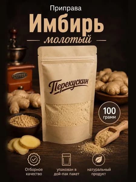 Имбирь молотый, 100гр.
