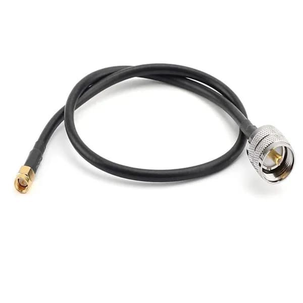 1 шт. RG58 кабель UHF SO239 Женский к SMA штекерный разъем РЧ коаксиальный прямой удлинитель, 50 см
