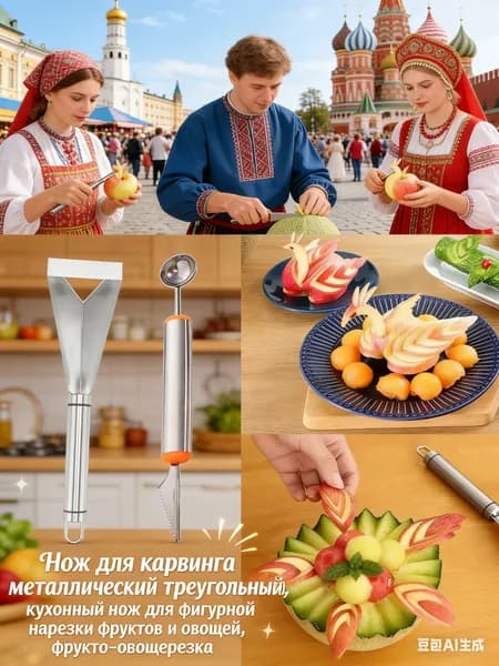 Точилка для ножей, ножниц "Посуда и кухонные принадлежности", 1 предм.