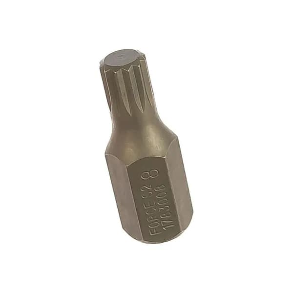 Бита 10 мм Spline M8 длина 30 мм, Force 1783008