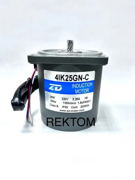 Двигатель редуктора переменного тока Matsuoka 4IK25GN-C 220V 25W 50Hz 0.25A 1350rpm