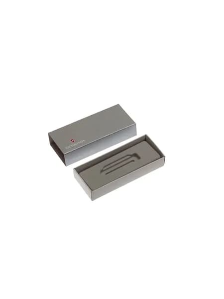 Подарочная коробка для ножей VICTORINOX 58 мм толщиной 2 и более уровней (MiniChamp), картонная, серебристая